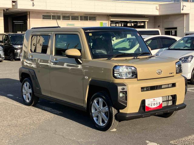 タフトGナビ/TV/DVD/BT/USB Bカメラ 前後ドラレコ ETC ガラスルーフ ルーフレール LEDヘッドランプ オートライト スマアシ コーナーセンサー シートヒーター 電動駐車ブレーキ キーレス(千葉県)の中古車