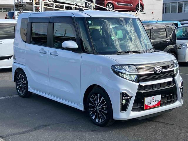 タントカスタムＲＳターボ　９型ナビ／ＴＶ／ＤＶＤ／ＢＴ／ＵＳＢ　後席モニター　全周囲カメラ　前後ドラレコ　ＥＴＣ　全車速追従クルコン　ＬＥＤヘッドライト　オートライト　ＡＤＢ　スマアシ　コ−ナ−センサー　シートヒーター（千葉県）の中古車