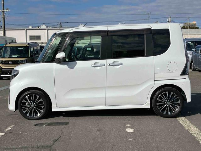 タントカスタムＲＳターボ　９型ナビ／ＴＶ／ＤＶＤ／ＢＴ／ＵＳＢ　後席モニター　全周囲カメラ　前後ドラレコ　ＥＴＣ　全車速追従クルコン　ＬＥＤヘッドライト　オートライト　ＡＤＢ　スマアシ　コ−ナ−センサー　シートヒーター（千葉県）の中古車