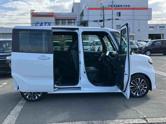 タントカスタムＲＳターボ　９型ナビ／ＴＶ／ＤＶＤ／ＢＴ／ＵＳＢ　後席モニター　全周囲カメラ　前後ドラレコ　ＥＴＣ　全車速追従クルコン　ＬＥＤヘッドライト　オートライト　ＡＤＢ　スマアシ　コ−ナ−センサー　シートヒーター（千葉県）の中古車