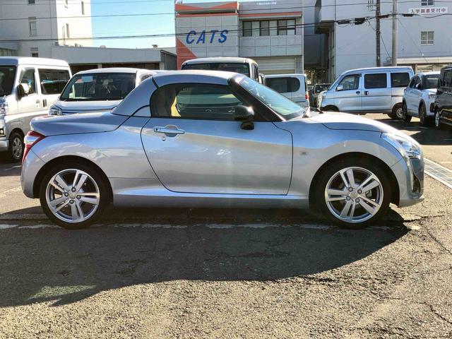 コペンローブターボ ナビ/TV/DVD/BT/USB ETC LEDヘッドライト オートライト シートヒーター 革巻ステア ステリモ チルトハンドル オートエアコン キーフリー イモビ 盗難防止アラーム アルミ(千葉県)の中古車