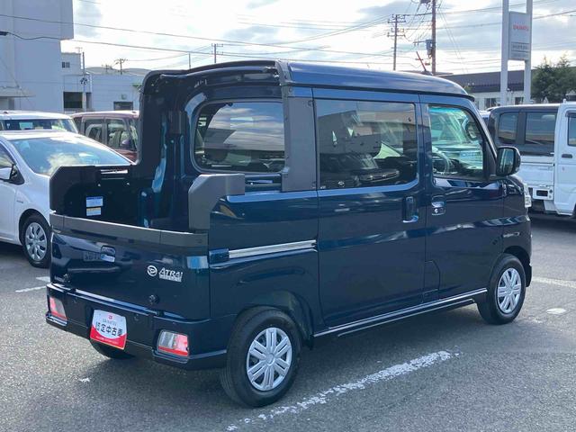 アトレーデッキバン 4WDターボ バックモニター付きルームミラー LEDヘッドランプ ADB オートライト 全車速追従クルコン リヤヒーター スマアシ コーナーセンサー オーバーヘッドシェルフ トップシェイドガラス キーフリー(千葉県)の中古車