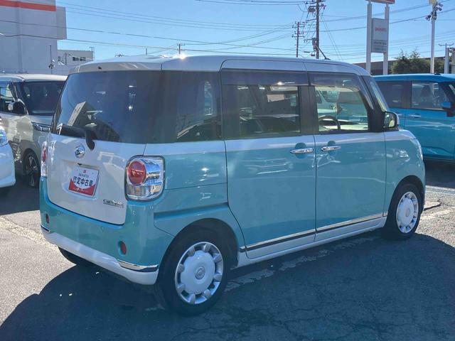 ムーヴキャンバスGメイクアップ SAIII8型ナビ/TV/DVD/BT/USB 全周囲カメラ ETC LEDヘッドライト オートライト オートハイビーム スマアシ 両側電動スライドドア オートエアコン キーフリー 盗難防止アラーム ステリモ(千葉県)の中古車