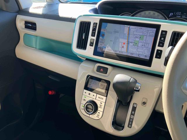 ムーヴキャンバスGメイクアップ SAIII8型ナビ/TV/DVD/BT/USB 全周囲カメラ ETC LEDヘッドライト オートライト オートハイビーム スマアシ 両側電動スライドドア オートエアコン キーフリー 盗難防止アラーム ステリモ(千葉県)の中古車