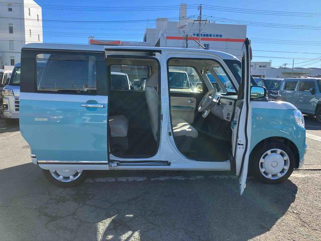 ムーヴキャンバスGメイクアップ SAIII8型ナビ/TV/DVD/BT/USB 全周囲カメラ ETC LEDヘッドライト オートライト オートハイビーム スマアシ 両側電動スライドドア オートエアコン キーフリー 盗難防止アラーム ステリモ(千葉県)の中古車