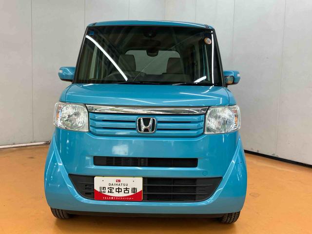 Ｎ−ＢＯＸＧ・Ｌパッケージバックカメラ連動ナビ　アイドリングストップ　横滑り防止装置　マニュアルレベリング機能付ハロゲンヘッドライト　プッシュエンジンスタート　キーフリーシステム　バニティーミラー付き左右サンバイザー（千葉県）の中古車