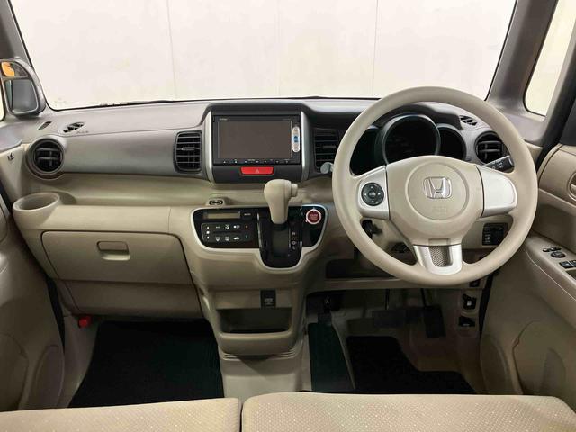 Ｎ−ＢＯＸＧ・Ｌパッケージバックカメラ連動ナビ　アイドリングストップ　横滑り防止装置　マニュアルレベリング機能付ハロゲンヘッドライト　プッシュエンジンスタート　キーフリーシステム　バニティーミラー付き左右サンバイザー（千葉県）の中古車