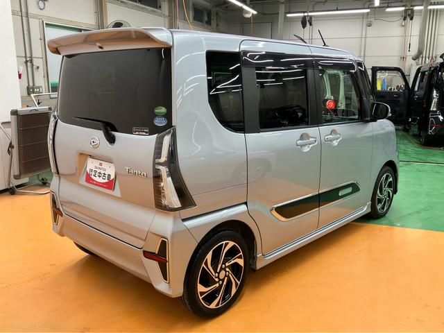 タントカスタムRSスタイルセレクションターボ 9型ナビ/TV/DVD/BT/USB 後席モニター 全周囲カメラ 前後ドラレコ ETC 全車速追従クルコン LEDヘッドライト オートライト コ−ナ−センサー シートヒーター 両側電動スライド(千葉県)の中古車