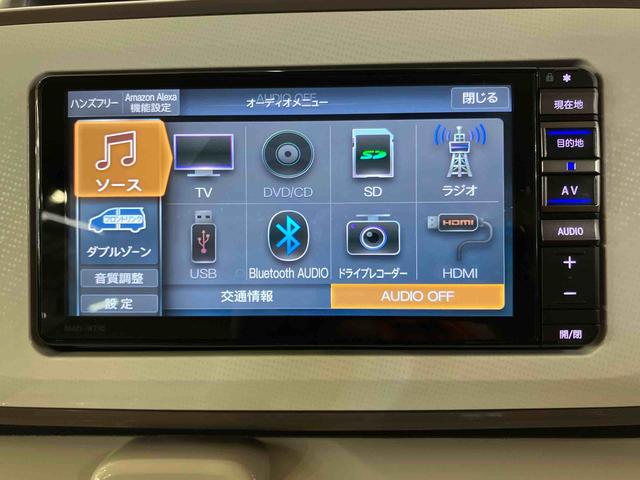 ムーヴキャンバスＧメイクアップリミテッド　ＳＡIIIパノラマカメラ連動フルセグナビ　ＵＳＢ接続　ブルートゥース対応　フロント．リヤドライブレコーダー連動　衝突被害軽減ブレーキ　横滑り防止装置　助手席シートアンダートレイ　置きラクボックス（千葉県）の中古車
