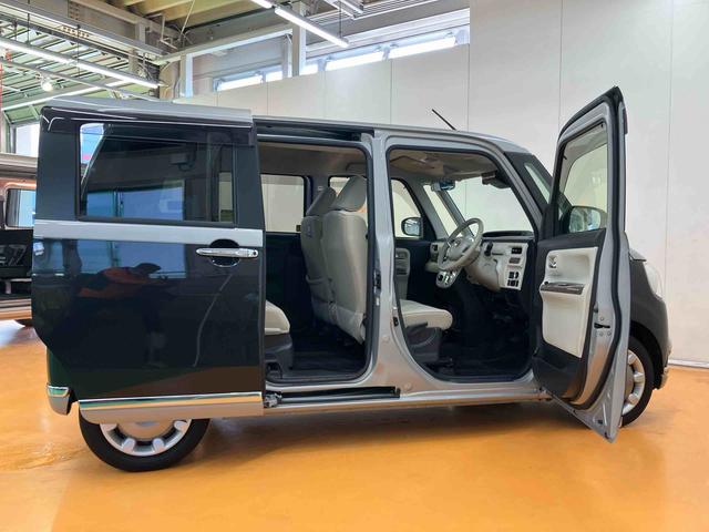 ムーヴキャンバスＧメイクアップリミテッド　ＳＡIIIパノラマカメラ連動フルセグナビ　ＵＳＢ接続　ブルートゥース対応　フロント．リヤドライブレコーダー連動　衝突被害軽減ブレーキ　横滑り防止装置　助手席シートアンダートレイ　置きラクボックス（千葉県）の中古車