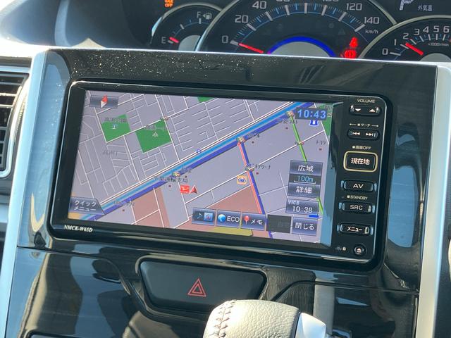 タントカスタムＲＳ　トップエディションＳＡIIターボ　ナビ／ワンセグ／ＣＤ／ＵＳＢ　バックカメラ　ＥＴＣ　トップシェイドガラス　ＬＥＤヘッドライト　オートライト　スマアシ　両電動スライド　革巻ステアリング　キーフリー　盗難防止警報　アルミホイール（千葉県）の中古車