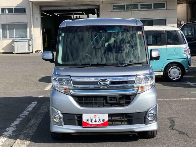 タントカスタムＲＳ　トップエディションＳＡIIターボ　ナビ／ワンセグ／ＣＤ／ＵＳＢ　バックカメラ　ＥＴＣ　トップシェイドガラス　ＬＥＤヘッドライト　オートライト　スマアシ　両電動スライド　革巻ステアリング　キーフリー　盗難防止警報　アルミホイール（千葉県）の中古車