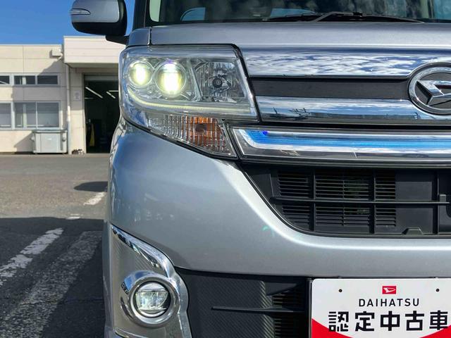 タントカスタムＲＳ　トップエディションＳＡIIターボ　ナビ／ワンセグ／ＣＤ／ＵＳＢ　バックカメラ　ＥＴＣ　トップシェイドガラス　ＬＥＤヘッドライト　オートライト　スマアシ　両電動スライド　革巻ステアリング　キーフリー　盗難防止警報　アルミホイール（千葉県）の中古車