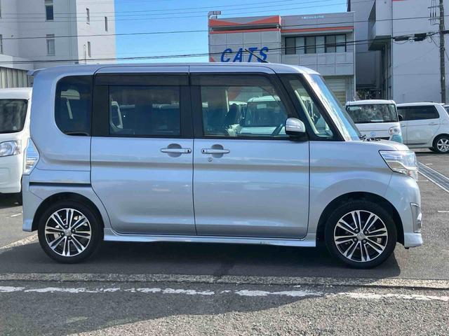 タントカスタムＲＳ　トップエディションＳＡIIターボ　ナビ／ワンセグ／ＣＤ／ＵＳＢ　バックカメラ　ＥＴＣ　トップシェイドガラス　ＬＥＤヘッドライト　オートライト　スマアシ　両電動スライド　革巻ステアリング　キーフリー　盗難防止警報　アルミホイール（千葉県）の中古車