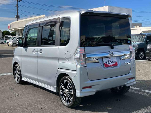 タントカスタムＲＳ　トップエディションＳＡIIターボ　ナビ／ワンセグ／ＣＤ／ＵＳＢ　バックカメラ　ＥＴＣ　トップシェイドガラス　ＬＥＤヘッドライト　オートライト　スマアシ　両電動スライド　革巻ステアリング　キーフリー　盗難防止警報　アルミホイール（千葉県）の中古車