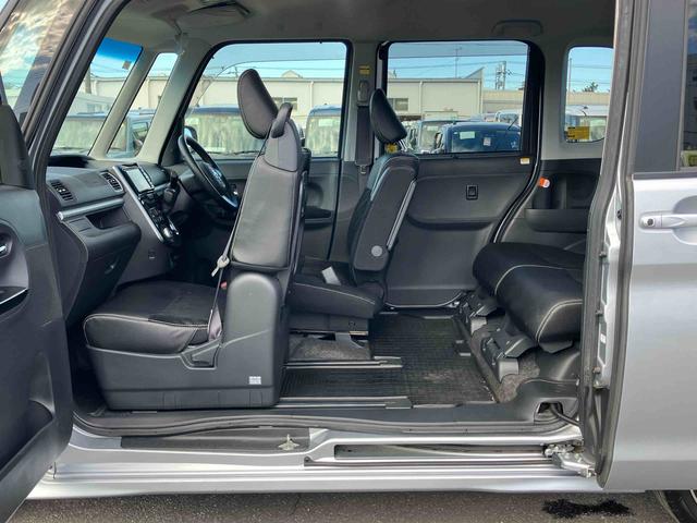 タントカスタムＲＳ　トップエディションＳＡIIターボ　ナビ／ワンセグ／ＣＤ／ＵＳＢ　バックカメラ　ＥＴＣ　トップシェイドガラス　ＬＥＤヘッドライト　オートライト　スマアシ　両電動スライド　革巻ステアリング　キーフリー　盗難防止警報　アルミホイール（千葉県）の中古車