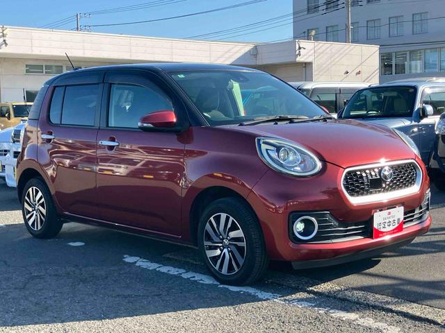 パッソモーダ　Ｇパッケージナビ／ＴＶ／ＤＶＤ／ＢＴ／ＵＳＢ　Ｂカメラ　ＥＴＣ　ＬＥＤヘッドライト　オートライト　革巻ステアリング　ステリモ　チルトハンドル　オートＡ／Ｃ　スマートキー　盗難防止警報　足踏み式駐車ブレーキ　アルミ（千葉県）の中古車