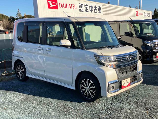 タントカスタムＸ　トップエディションＳＡIIIスライドドア　ＬＥＤヘッドライト＆フォグランプ　１４インチアルミホイール　バックカメラ／ステアリングスイッチ　プッシュボタンスターター　衝突被害軽減ブレーキ（千葉県）の中古車