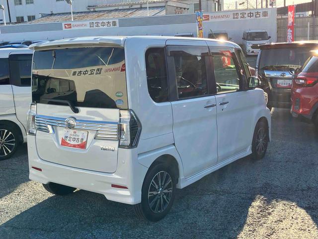 タントカスタムＸ　トップエディションＳＡIIIスライドドア　ＬＥＤヘッドライト＆フォグランプ　１４インチアルミホイール　バックカメラ／ステアリングスイッチ　プッシュボタンスターター　衝突被害軽減ブレーキ（千葉県）の中古車