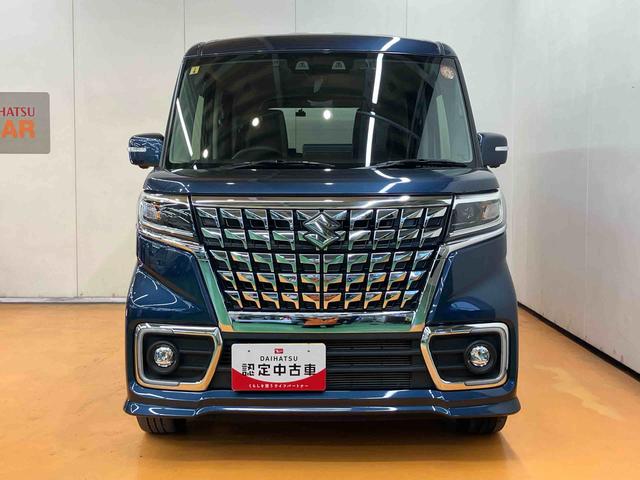 スペーシアカスタムハイブリッドＸＳナビ／ＢＴ／ＴＶ／ＤＩＳＣ／全周囲カメラ／ステアスイッチ　前後ドラレコ　ＥＴＣ　両側パワスラ　ＬＥＤヘッド＆フォグ　１５インチアルミ　スマートキー　運転席シートヒーター　リヤサーキュレーター　クルコン（千葉県）の中古車