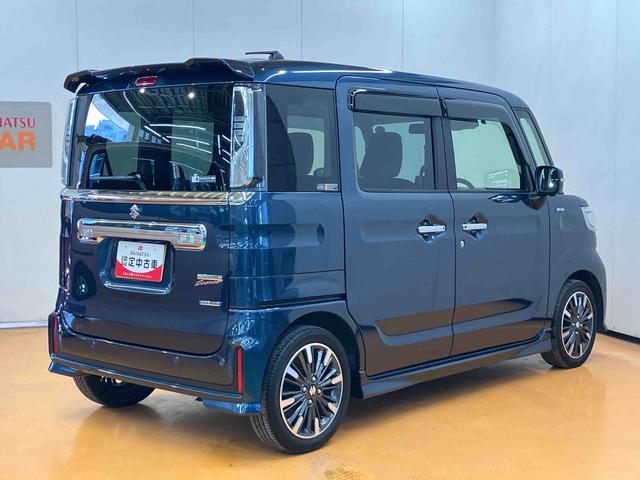 スペーシアカスタムハイブリッドＸＳナビ／ＢＴ／ＴＶ／ＤＩＳＣ／全周囲カメラ／ステアスイッチ　前後ドラレコ　ＥＴＣ　両側パワスラ　ＬＥＤヘッド＆フォグ　１５インチアルミ　スマートキー　運転席シートヒーター　リヤサーキュレーター　クルコン（千葉県）の中古車