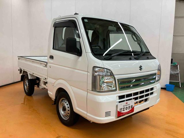 キャリイトラックＫＣエアコン・パワステ４ＷＤ　横滑り防止装置　マニュアルレベリング機能付ハロゲンヘッドライト　オートライト　スピーカー一体型ラジオチューナー　運転席シートバックポケット　ゲートプロテクター　灰皿型小物入れ（千葉県）の中古車