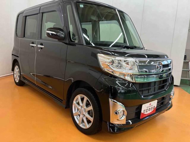 タントカスタムＸフルセグナビ　左側電動スライドドア　横滑り防止装置　アイドリングストップ　プッシュエンジンスタート　キーフリーシステム　バニティーミラー付き左右サンバイザー　運転席シートバックポケット（千葉県）の中古車