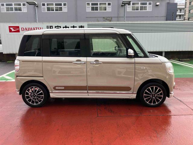 ムーヴキャンバスＧブラックインテリアリミテッド　ＳＡIII純正８インチナビゲーション・パノラマ（全周囲）モニター・ＥＴＣ・ドライブレコーダー・ＬＥＤヘッドライト・キーフリー・両側電動スライドドア・オートライト・サイドエアバッグ・衝突回避支援ブレーキ（千葉県）の中古車