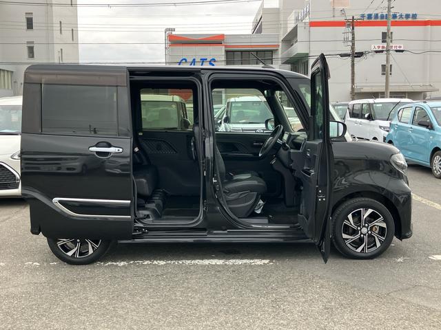 タントカスタムXスタイルセレクションナビ/TV/DVD/BT/USB Bカメラ 前後ドラレコ ETC 両側Pスライド LEDヘッドライト オートライト オートハイビーム コ−ナ−センサー シートヒーター キーフリー 革巻きステア アルミ(千葉県)の中古車