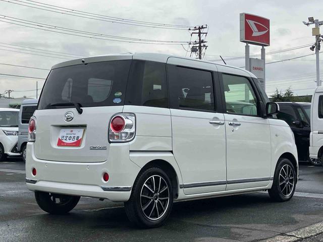 ムーヴキャンバスＸリミテッドメイクアップ　ＳＡIIナビ／ＴＶ／ＤＶＤ／ＢＴ　オートライト　両側電動スライドドア　衝突被害軽減ブレーキ　オートエアコン　社外アルミホイール　シートリフター　キーフリーシステム　足踏み式パーキングブレーキ　盗難防止アラーム（千葉県）の中古車