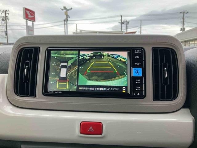 ミラトコットＧ　ＳＡIIIナビ／ＴＶ／ＢＴ／ＤＶＤ／ＵＳＢ　全周囲カメラ　前後ドラレコ　ＬＥＤヘッドライト　オートライト　オートハイビーム　スマアシ　コーナーセンサー　シートヒーター　足踏み式駐車ブレーキ　キーフリー　ステリモ（千葉県）の中古車