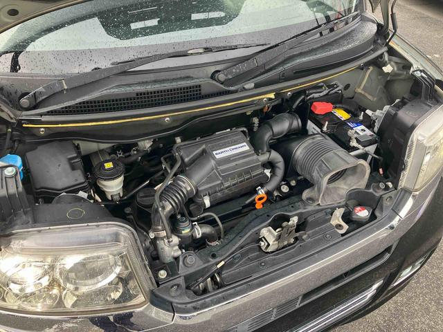 Ｎ−ＢＯＸカスタムＧ・ターボＬパッケージターボ　ナビ／地デジ／ＤＶＤ／ＢＴ　ＥＴＣ　バックカメラ　ＨＩＤヘッドライト　オートライト　両側電動スライドドア　リヤ障害物センサー　革巻きステアリング　ハーフシェイドガラス　パドルシフト　アルミ（千葉県）の中古車