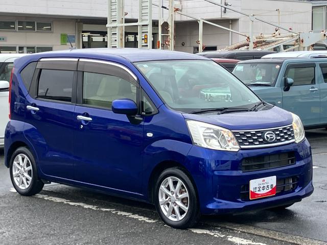 ムーヴＸＬＥＤヘッドライト　バックカメラ／ステアリングスイッチ　１４インチアルミホイール　プッシュボタンスターター　オートエアコン　オート格納ドアミラー　運転席シートリフター　横滑り防止装置　エコアイドル（千葉県）の中古車