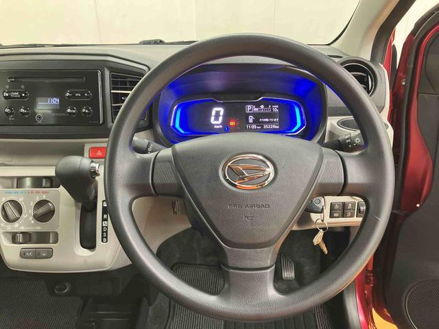 ミライースX SAIIICDラジオチューナー AUX接続 前後コーナーセンサー オートハイビーム LEDヘッドライト 前後コーナーセンサー キーレスエントリー バニティーミラー付き左右サンバイザー ショッピングフック(千葉県)の中古車