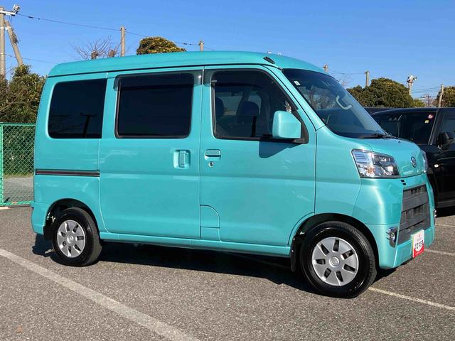 ハイゼットカーゴクルーズターボＳＡIII　４ＷＤ楽旅パック　ナビ／ＢＴ／ＴＶ／ＤＩＳＣ　前後ドラレコ　ＥＴＣ　ＡＣ１００Ｖ電源　リヤヒーター　ＬＥＤヘッド＆フォグ　電動格納ドアミラー　キーレス　オーバーヘッドシェルフ　衝突被害軽減ブレーキ（千葉県）の中古車
