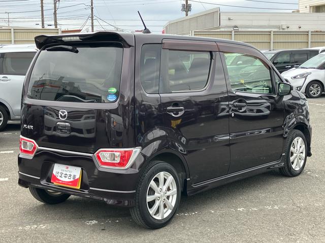 フレアハイブリッドXSハイブリッド ナビ/TV/DVD/BT/USB バックカメラ 運転席シートヒーター LEDヘッドライト オートライト ヘッドアップディスプレイ 革巻ステアリング スマートキー 盗難防止アラーム アルミ(千葉県)の中古車