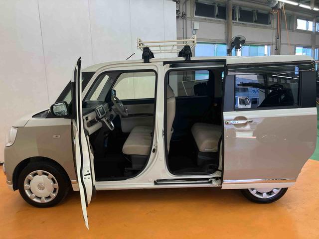 ムーヴキャンバスＧメイクアップリミテッド　ＳＡIIIパノラマカメラ連動フルセグナビ　ＵＳＢ接続　ブルートゥース対応　フロント．リヤドライブレコーダー連動　ＥＴＣ　専用ルーフキャリヤ　置きラクボックス　バニティーミラー付き左右サンバイザー（千葉県）の中古車