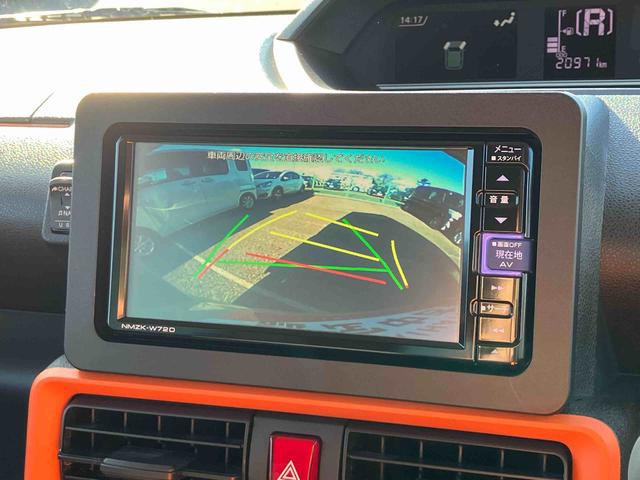 タントファンクロスナビ／ＢＴ／ＴＶ／ＤＩＳＣ／Ｂカメラ／ステアスイッチ　前方ドラレコ　ＥＴＣ　ルーフレール　両側パワスラ　１４インチアルミ　ＬＥＤヘッド＆フォグ　シートヒーター　電動駐車ブレーキ　衝突被害軽減ブレーキ（千葉県）の中古車