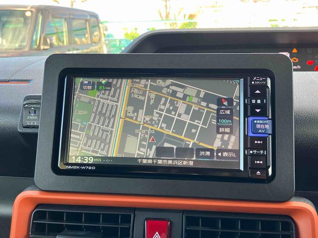 タントファンクロスナビ／ＢＴ／ＴＶ／ＤＩＳＣ／Ｂカメラ／ステアスイッチ　前方ドラレコ　ＥＴＣ　ルーフレール　両側パワスラ　１４インチアルミ　ＬＥＤヘッド＆フォグ　シートヒーター　電動駐車ブレーキ　衝突被害軽減ブレーキ（千葉県）の中古車