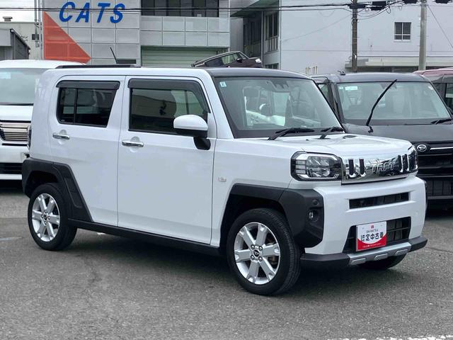 タフトGターボ クロムベンチャーターボ ガラスルーフ ルーフレール 9型ナビ/TV/DVD/BT/USB Bカメラ ETC 前後ドラレコ LEDヘッドランプ オートライト オートハイビーム コ−ナ−センサー 電動駐車ブレーキ アルミ(千葉県)の中古車