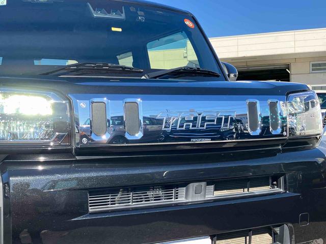 タフトGターボ クロムベンチャーナビ/BT/TV/DISC/Bカメラ 前後ドラレコ ETC 前後ガーニッシュ ガラスルーフ ルーフレール 15インチアルミ LEDヘッド&フォグ シートヒーター 自動追従クルコン 衝突被害軽減ブレーキ(千葉県)の中古車