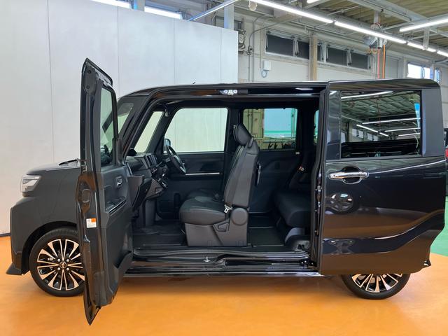 タントカスタムＲＳ衝突回避支援システム　横滑り防止装置　ホールド機能付き電動パーキングブレーキ　前席シートヒーター　オートライト　オートハイビーム　バニティーミラー付き左右サンバイザー　前後コーナーセンサー（千葉県）の中古車