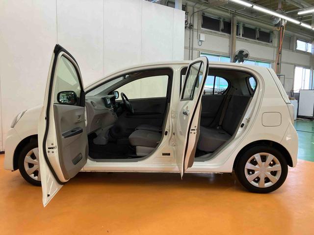 ミライースLCDラジオチューナー AUX接続 アイドリングストップ マニュアルレベリング機能付ハロゲンヘッドライト バニティーミラー付き左右サンバイザー トノカバー キーレスエントリー ショッピングフック(千葉県)の中古車