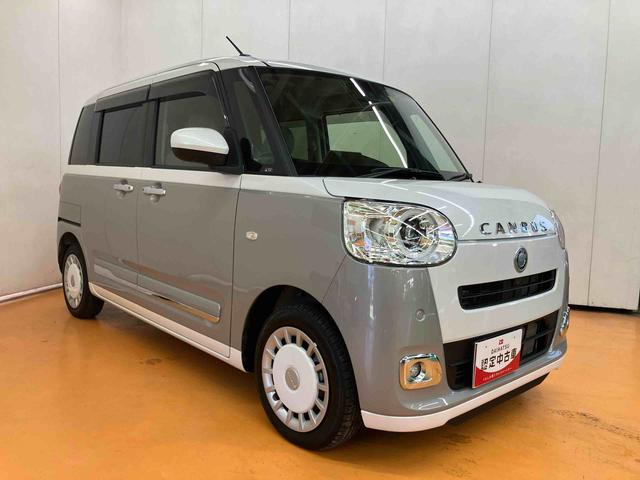 ムーヴキャンバスストライプスＧパノラマカメラ連動１０インチフルセグナビ　ＵＳＢ接続　ブルートゥース対応　ＴＶナビキット　フロント．リヤドライブレコーダー連動　ＥＴＣ　置きラクボックス　ホットカップホルダー　電動パーキングブレーキ（千葉県）の中古車