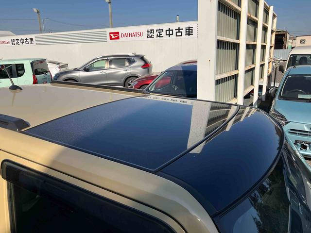 タフトＧターボ　ダーククロムベンチャー　４ＷＤダイハツ純正ナビ　ガラスルーフ　ルーフレール　１５インチアルミ　ＬＥＤヘッドライト＆フォグランプ　バックカメラ　シートヒーター　電動駐車ブレーキ　自動追従クルコン　衝突被害軽減ブレーキ（千葉県）の中古車