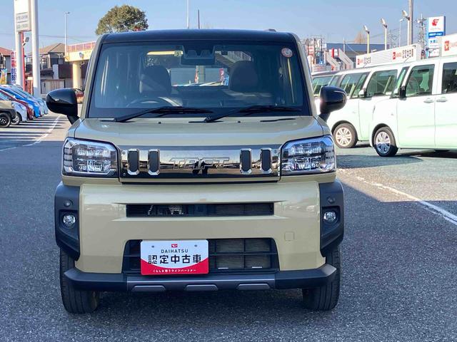 タフトＧターボ　ダーククロムベンチャー　４ＷＤダイハツ純正ナビ　ガラスルーフ　ルーフレール　１５インチアルミ　ＬＥＤヘッドライト＆フォグランプ　バックカメラ　シートヒーター　電動駐車ブレーキ　自動追従クルコン　衝突被害軽減ブレーキ（千葉県）の中古車