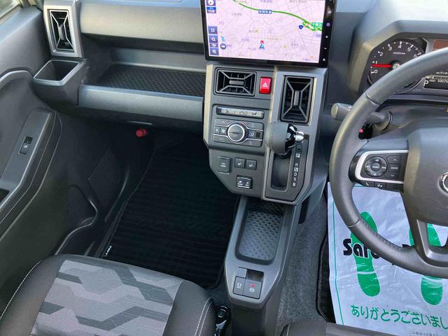 タフトＧターボ　ダーククロムベンチャー　４ＷＤダイハツ純正ナビ　ガラスルーフ　ルーフレール　１５インチアルミ　ＬＥＤヘッドライト＆フォグランプ　バックカメラ　シートヒーター　電動駐車ブレーキ　自動追従クルコン　衝突被害軽減ブレーキ（千葉県）の中古車