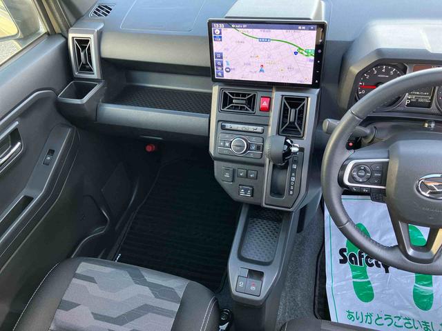 タフトＧターボ　ダーククロムベンチャー　４ＷＤダイハツ純正ナビ　ガラスルーフ　ルーフレール　１５インチアルミ　ＬＥＤヘッドライト＆フォグランプ　バックカメラ　シートヒーター　電動駐車ブレーキ　自動追従クルコン　衝突被害軽減ブレーキ（千葉県）の中古車
