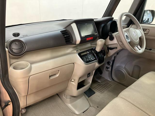 Ｎ−ＢＯＸＧ・Ｌパッケージバックカメラ連動フルセグナビ　ブルートゥース対応　左側電動スライドドア　バニティーミラー付き左右サンバイザー　チルトステアリング　運転席シートリフター　プッシュエンジンスタート　キーフリーシステム（千葉県）の中古車