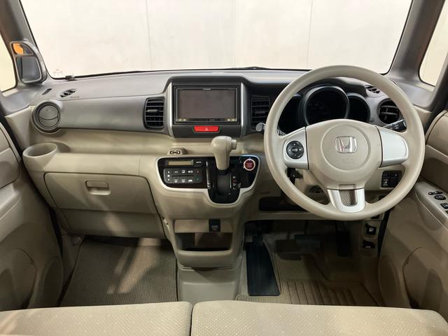 Ｎ−ＢＯＸＧ・Ｌパッケージバックカメラ連動フルセグナビ　ブルートゥース対応　左側電動スライドドア　バニティーミラー付き左右サンバイザー　チルトステアリング　運転席シートリフター　プッシュエンジンスタート　キーフリーシステム（千葉県）の中古車